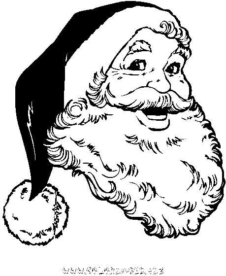 Coloriage Portrait Pere Noel Coloriage Pere Noel En Portrait Gratuit 10024 Noel