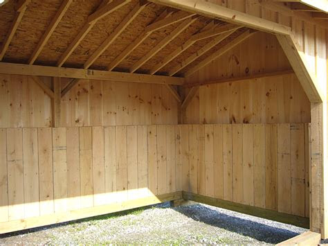 horse run  shed plans   build diy blueprints