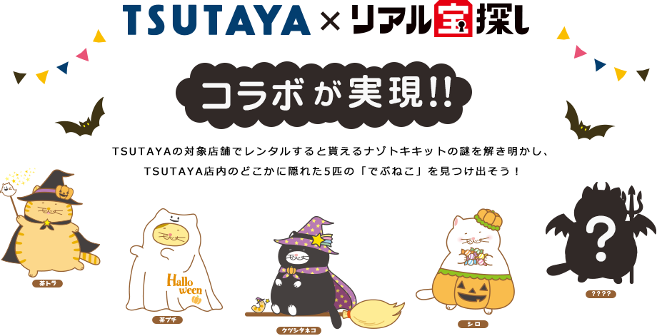 ナゾトキミッション でぶねこを探せ リアル宝探しタカラッシュ