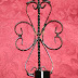 Black Wrought Iron Wall Candle Holders - Free shipping on orders over $35.