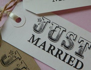 10 JUST MARRIED WEDDING TAGS LUGGAGE LABELS VINTAGE STYLE PLACE CARDS WISH TREE | eBay