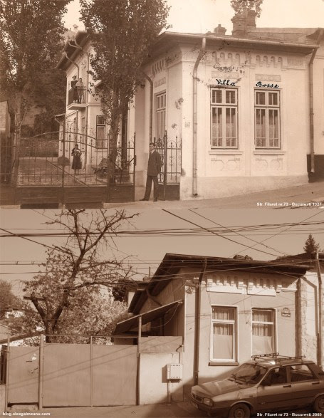 "Villa Bossa" in 1927 si in 2009