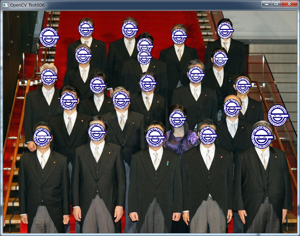 笑い男 Opencv Mibc備忘録