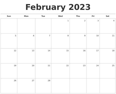February typically has 28 days and is named from the … may 2023 month calendar