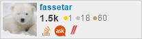 profile for fassetar on Stack Exchange, a network of free, community-driven Q&A sites