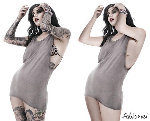 Kat Von D Without Tattoos 