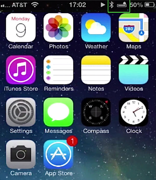 What Some Bluetooth Icons of iOS 7 Mean | HowTech