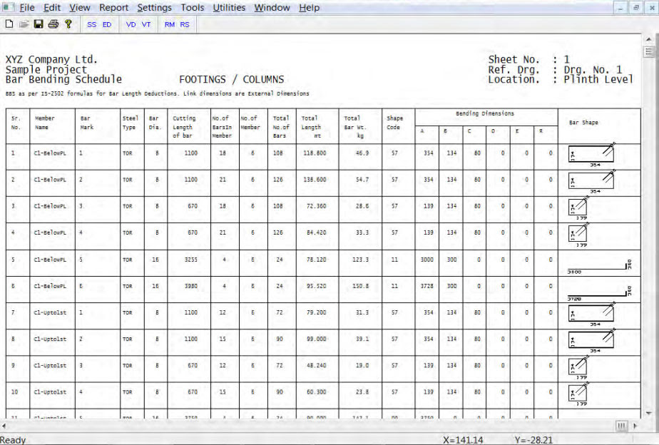 material a bending strength of Bending Schedule Program In Microsoft Bar Excel material a bending strength of Bending Schedule Program In Microsoft Bar Excel