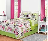 Sketchy Owl Bed in a Bag Bedding Set - FULL