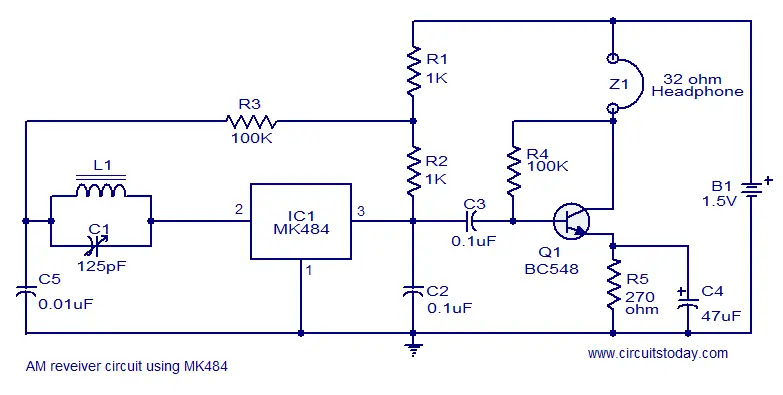 Low cost simple AM receiver circuit designed based on IC ...