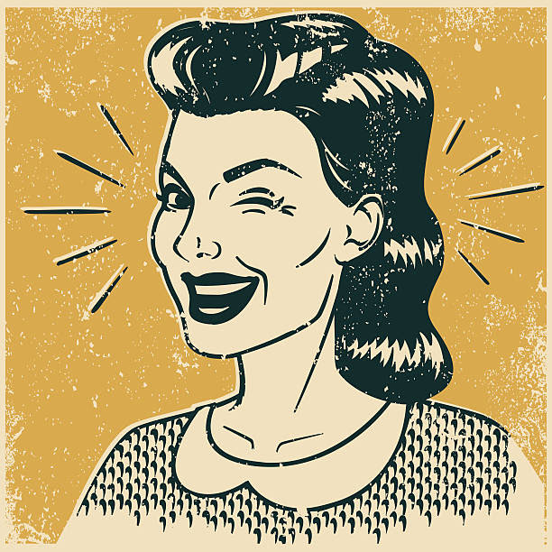 Download Winking Clip Art, Vector Images & Illustrations - iStock