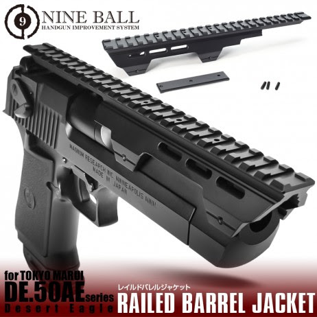 Laylax Nine Ball Tokyo Marui De 50ae Railed Barrel Jacket