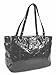 Coach Embossed Patent Leather Large Gallery E/W Tote Bag 17729 Dark Grey