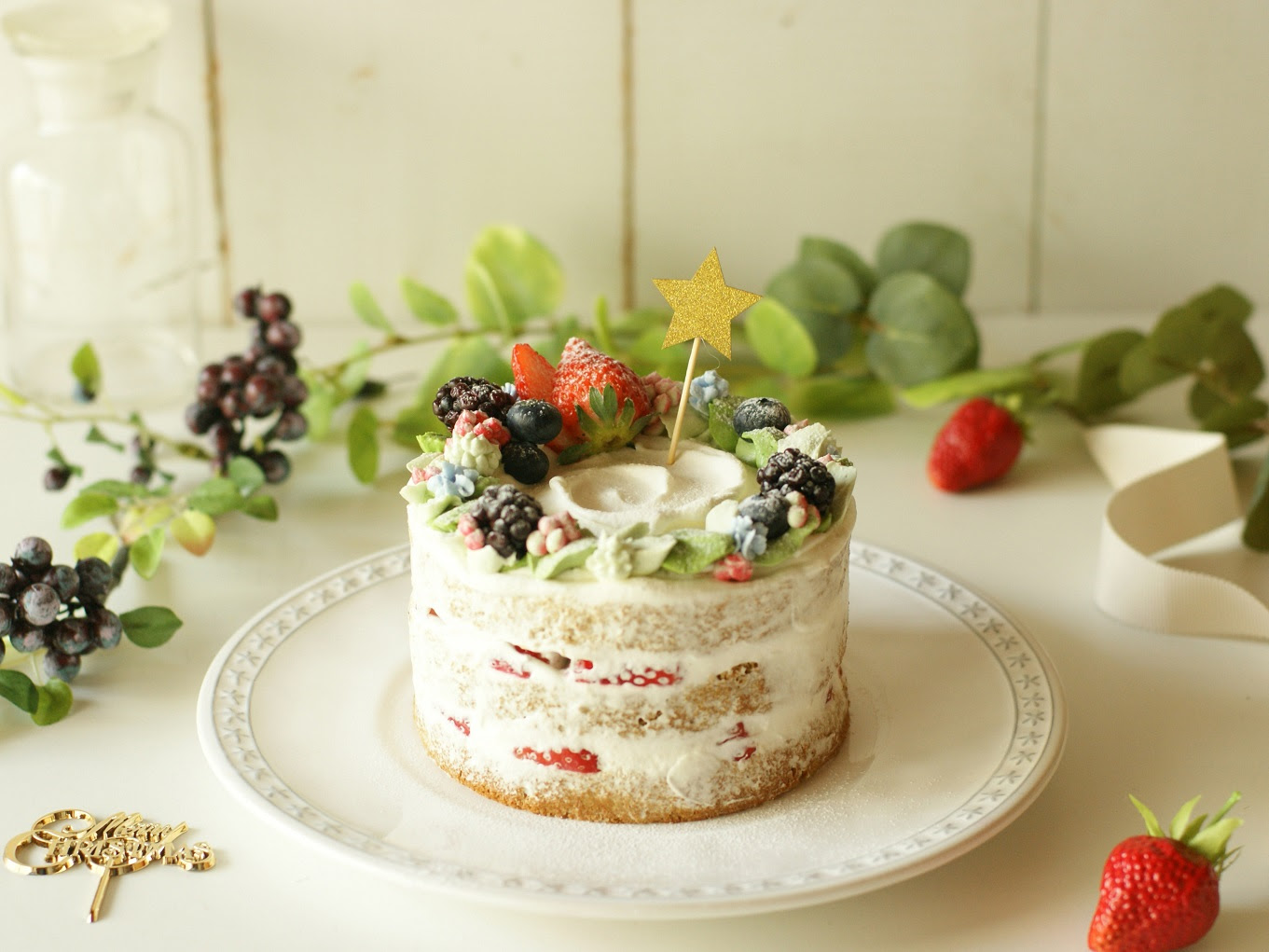 Happy Cooking シーズンケーキ 12月のレッスンは クリスマスのリースケーキ Cake Design Hane