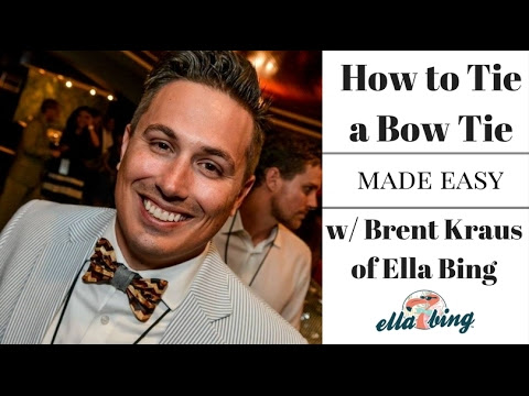 How to Tie a Bow Tie Made EASY! - YouTube