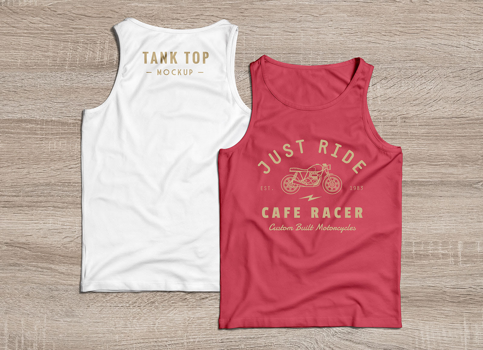 Free Tank Top / Sleeveless T-Shirt Mockup PSD - Good Mockups
