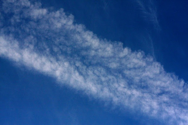 january contrails