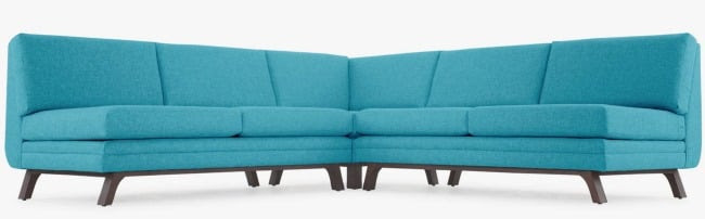 Joybird sectional - Calhoun Armless Corner