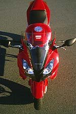 Wind protection, anybody? The new Interceptor has it, along with the same comfortable ergonomics as last year.