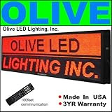 Programmable LED Sign - Scrolling Message Board 28