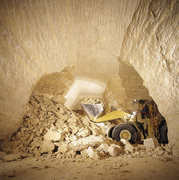 Carri res de gypse souterraine ARCHIPHOTOS Carri res de gypse souterraine ARCHIPHOTOS