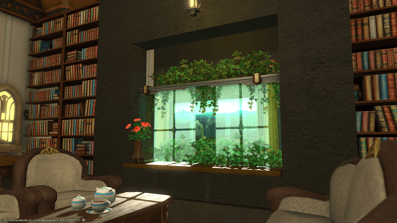Ff14 水槽を使った窓の外を景色で飾る方法 ハウジング初心者さん必見 すてらチャンネル