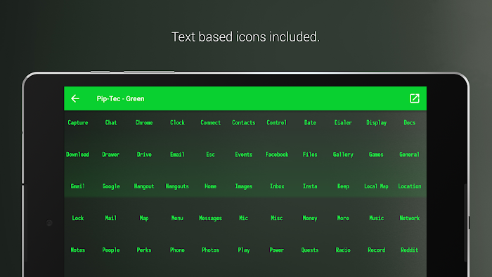  PipTec Green Icons & Live Wall- screenshot 