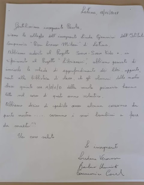Percorso Soave – Soave Kids: saluti di fine anno scolastico ...