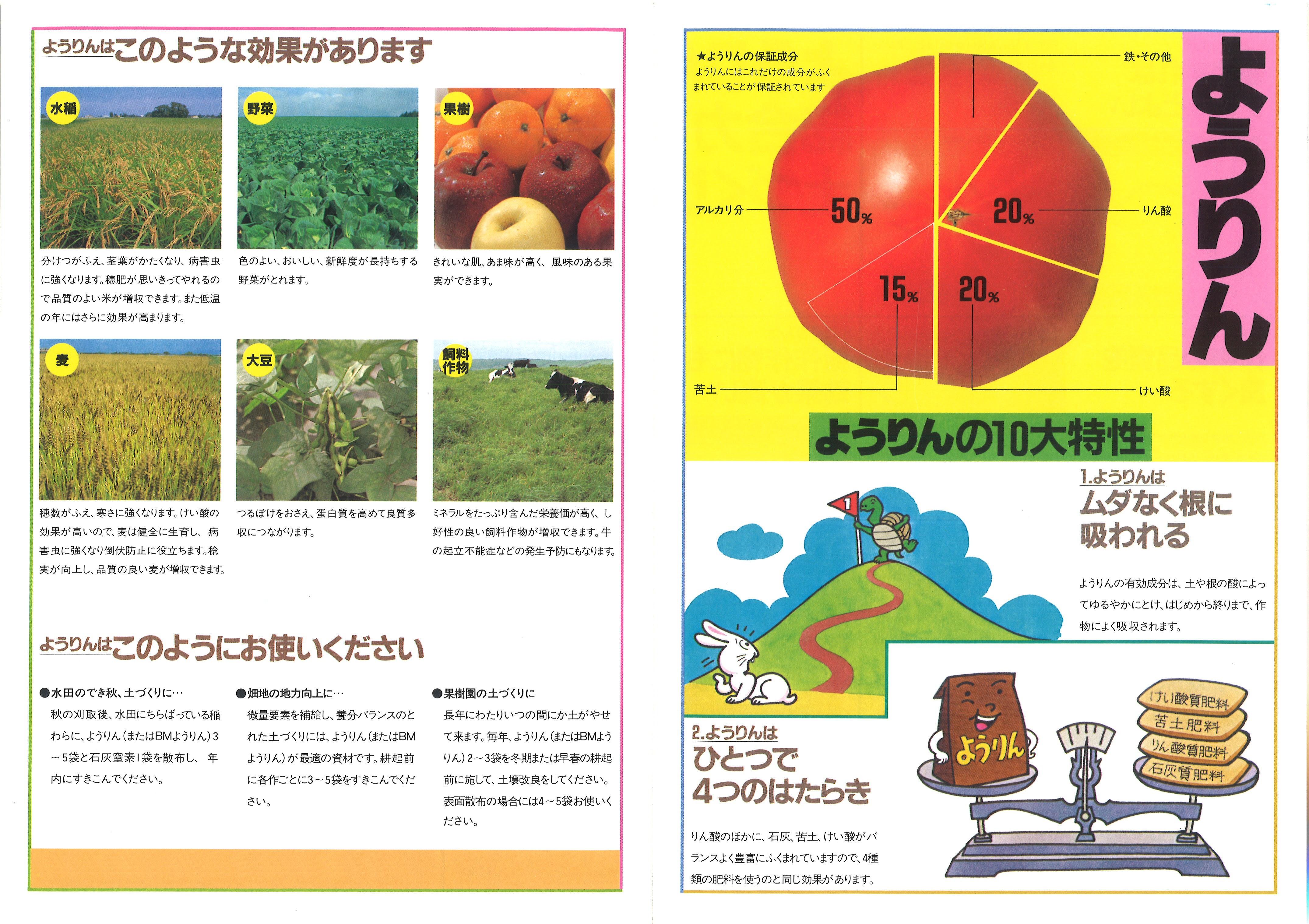 土づくり肥料 ようりん 南九州化学工業株式会社