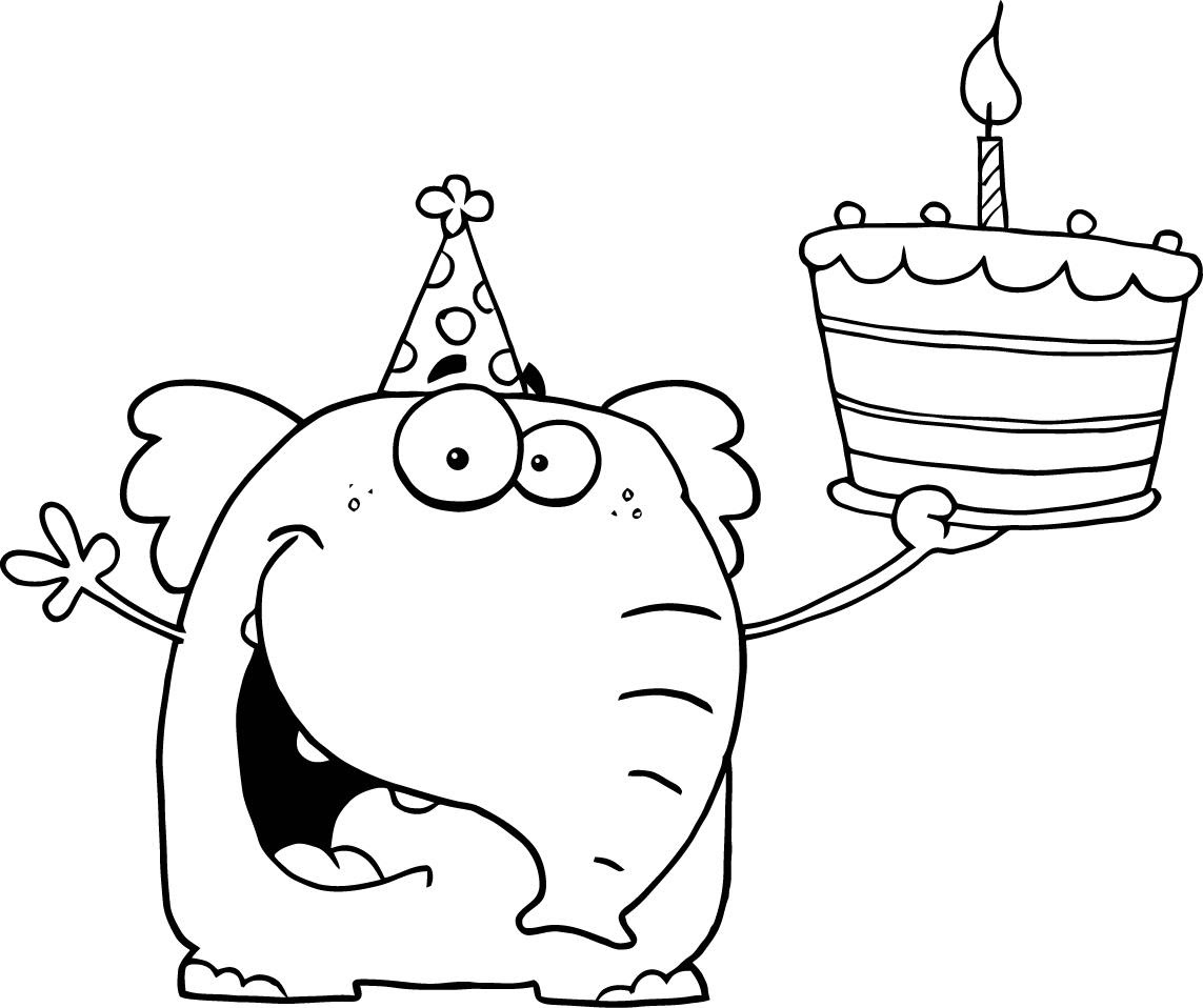 Happy birthday coloring pages to download and print for free