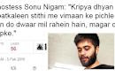 This Delhi boy’s Twitter humour on Sonu Nigam’s on-flight performance is epic
