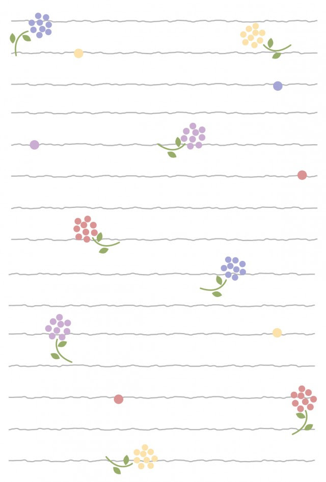 ハガキ便せん 花 横書き 無料の雛形 書式 テンプレート 書き方 ひな形の知りたい