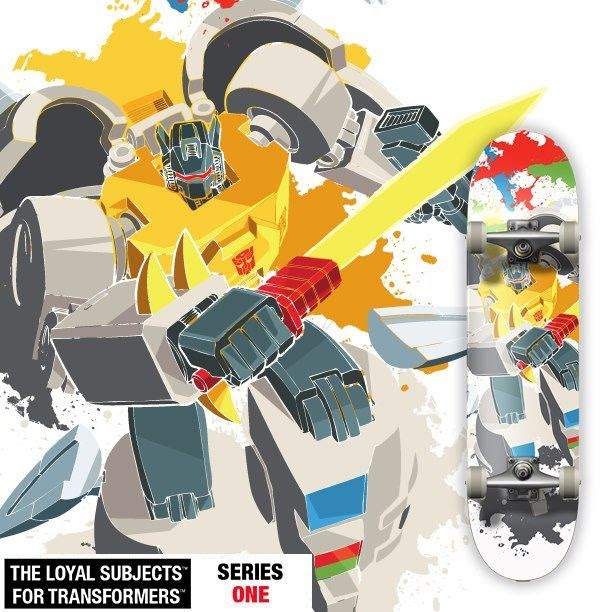 Sket-One x The Loyal Subjects's Transformers Skate Decks!