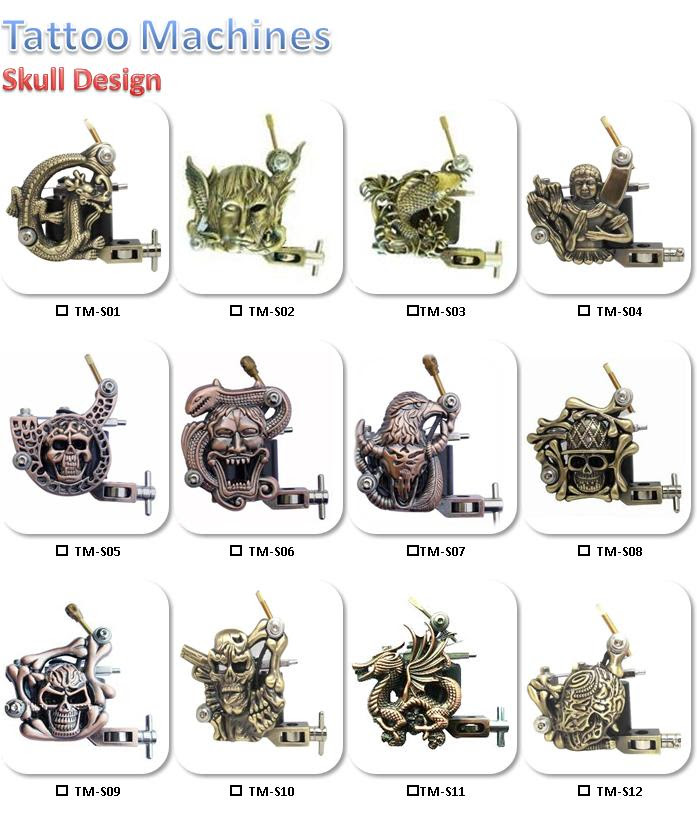 See larger image Tattoo MachineSkull Design See larger image Tattoo MachineSkull Design