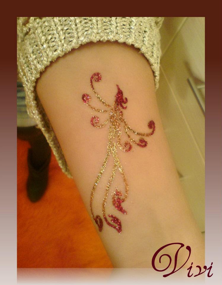 Latest glitter tattoo designs  Shimmery temporary tattoos