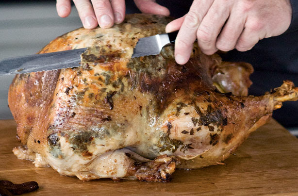 Gordon Ramsay's roast turkey with lemon, parsley and 