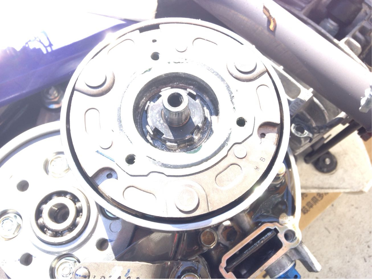 カブ110クラッチ交換 カブ110と時々ワンコ Cb125jxもあるでよ