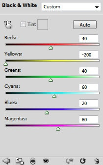 4 bw1 Design Abstract Surreal Text Effect with Metal Texture in Photoshop
