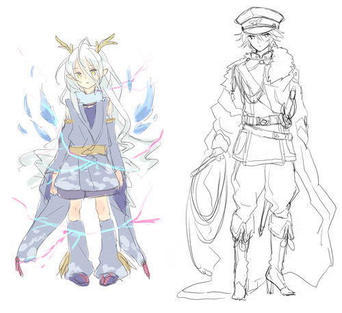 ラフ 下描き 線画 Pixiaイラストメイキング