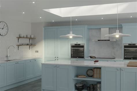There a stainless steel is a special form of steel that is made of chromium added to steel. Madison Pantry Blue Painted Kitchen Doors : Cheap Kitchen