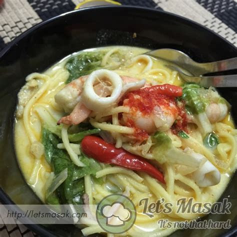 mee butter prawn recipe letsmasak