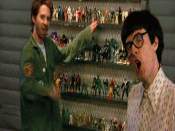 Weird Al White and Nerdy action figures are cherry GIF