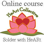 Soldering with HeArt Badge
