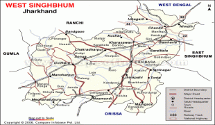 地図 ジャムシェードプル Jamshedpur Map N All Com