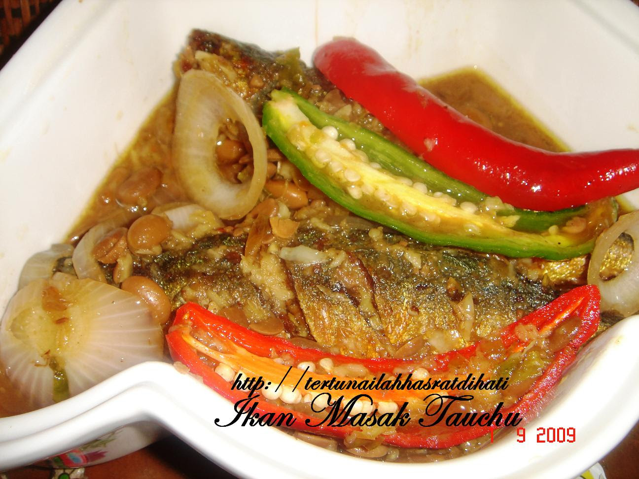 Menu simple tapi makan bertambah-tambah (ikan masak taucu 