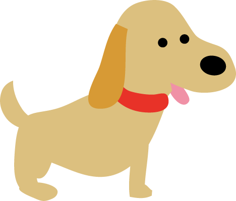 犬のイラスト 無料イラストフリー素材