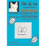 Flea Killer Capsules for Cats and Small Dogs - 12 Mg Nitenpyram Per Capsule ...Same Active Ingredient As Capstar? - 12 Capsules Treats 12 Pets 2 to 25 lbs