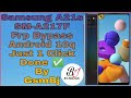 Samsung A21s SM-A217F Frp Bypass Android 10q Just 1 Click Done ✅ By GsmBj
