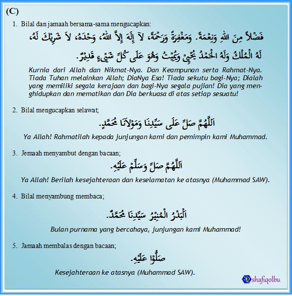 Solat Sunat Tarawih Lapan Rakaat  Shafiqolbu