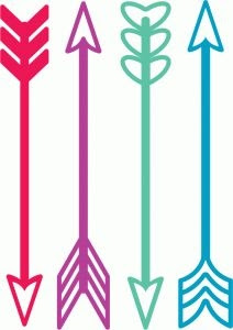 Download Feather Arrow Silhouette Clipart - Clip Art Library